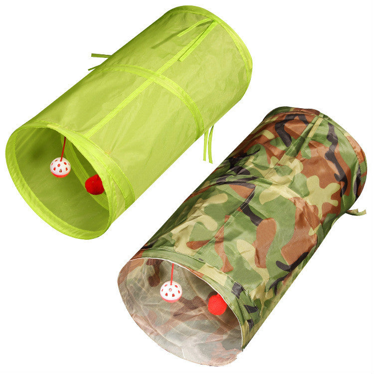 Pet tunnel type toy dog cat channel rolling ground dragon household training