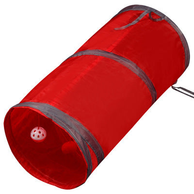 Pet tunnel type toy dog cat channel rolling ground dragon household training