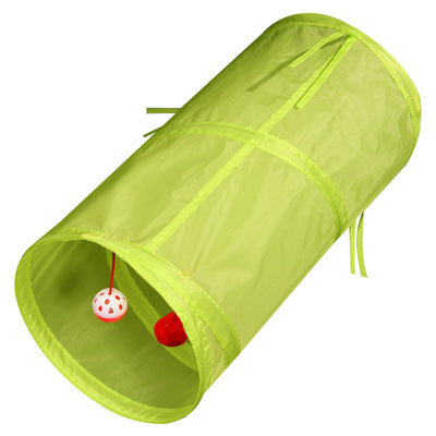 Pet tunnel type toy dog cat channel rolling ground dragon household training