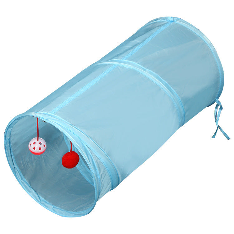 Pet tunnel type toy dog cat channel rolling ground dragon household training