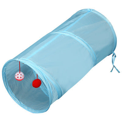 Pet tunnel type toy dog cat channel rolling ground dragon household training