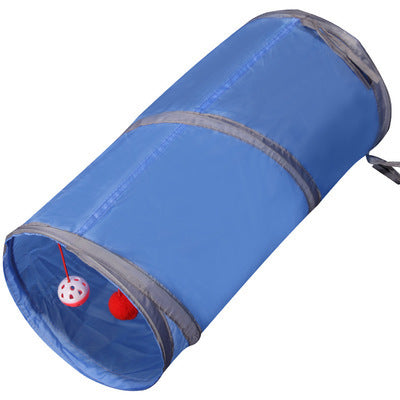 Pet tunnel type toy dog cat channel rolling ground dragon household training