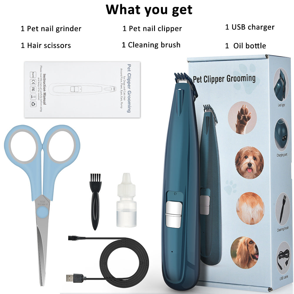 Grooming tools pet cats and dogs electric clippers hair clippers rechargeable pet shaver