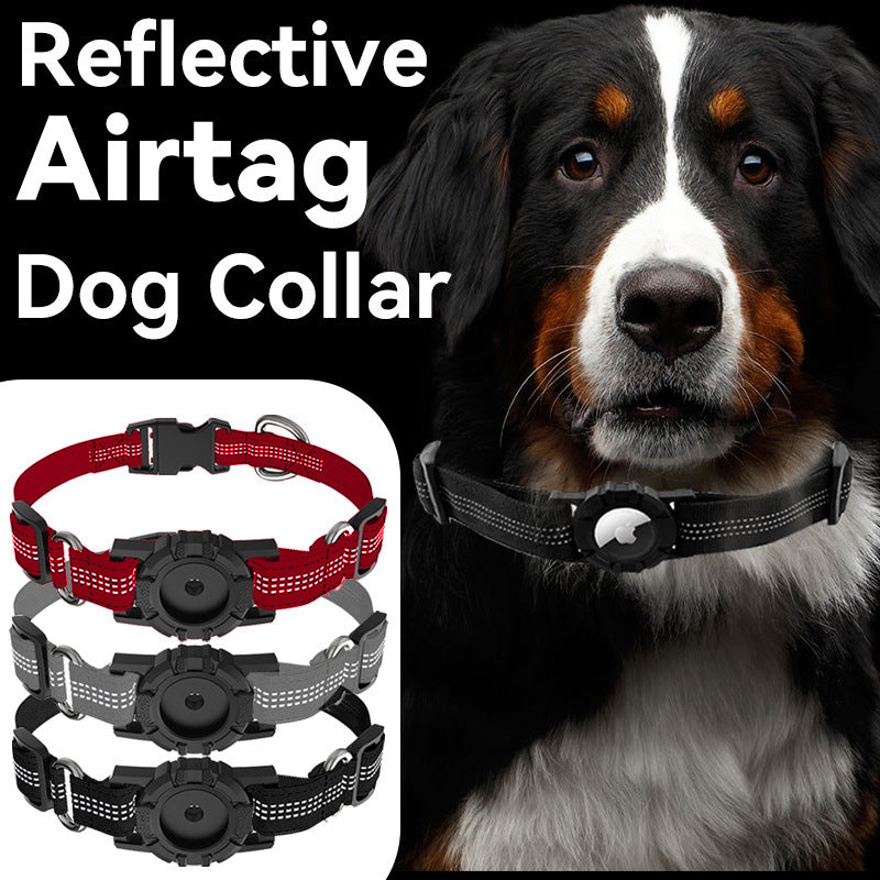 Collar anti-lost dog collar suitable for Apple locator Airtag protective sleeve pet positioning