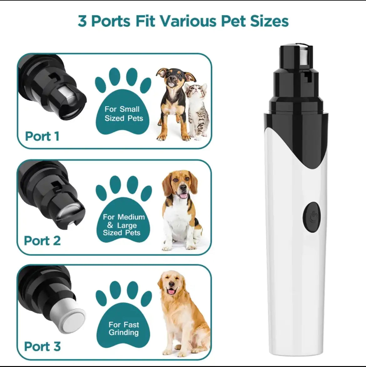 Groomer Rechargeable Pet Nail Grinder