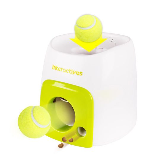 Training Dog Interactive Reward Machine Tennis Reward Feeder Toy